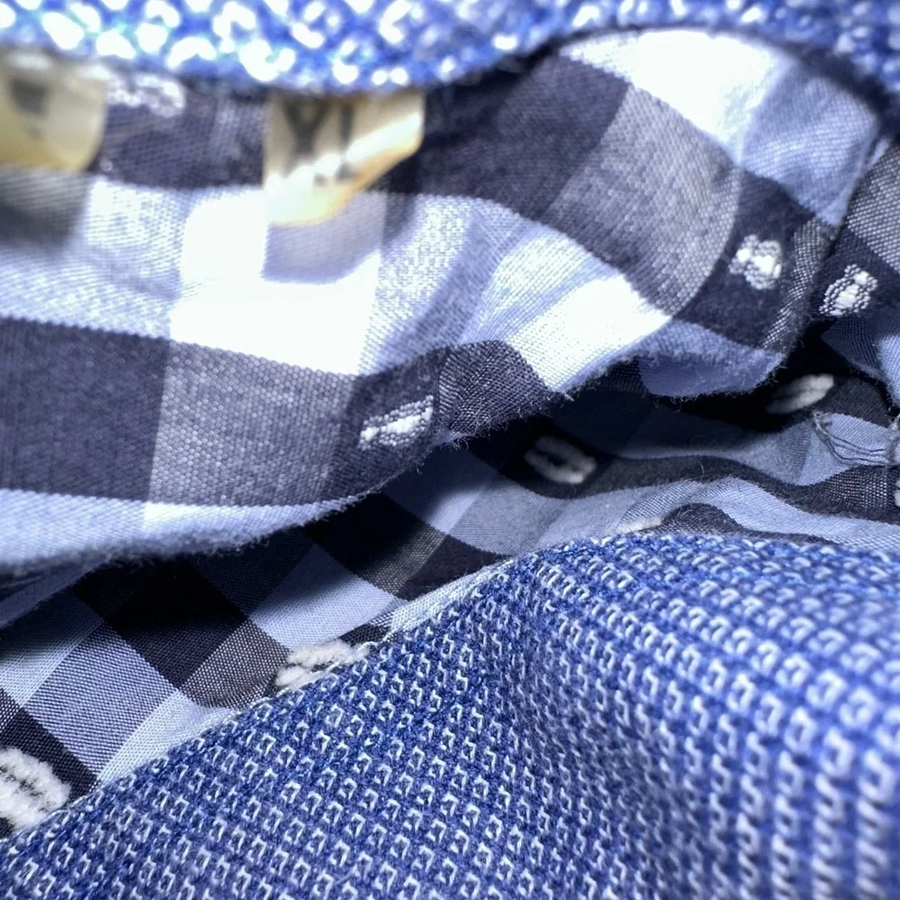 Bugatchi Shaped Fit Flip Cuff Button Shirt size XL